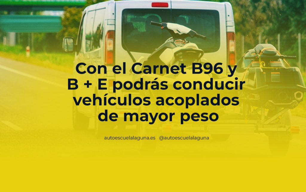 aprende a conducir vehículos acoplados con tu carnet be en tenerife